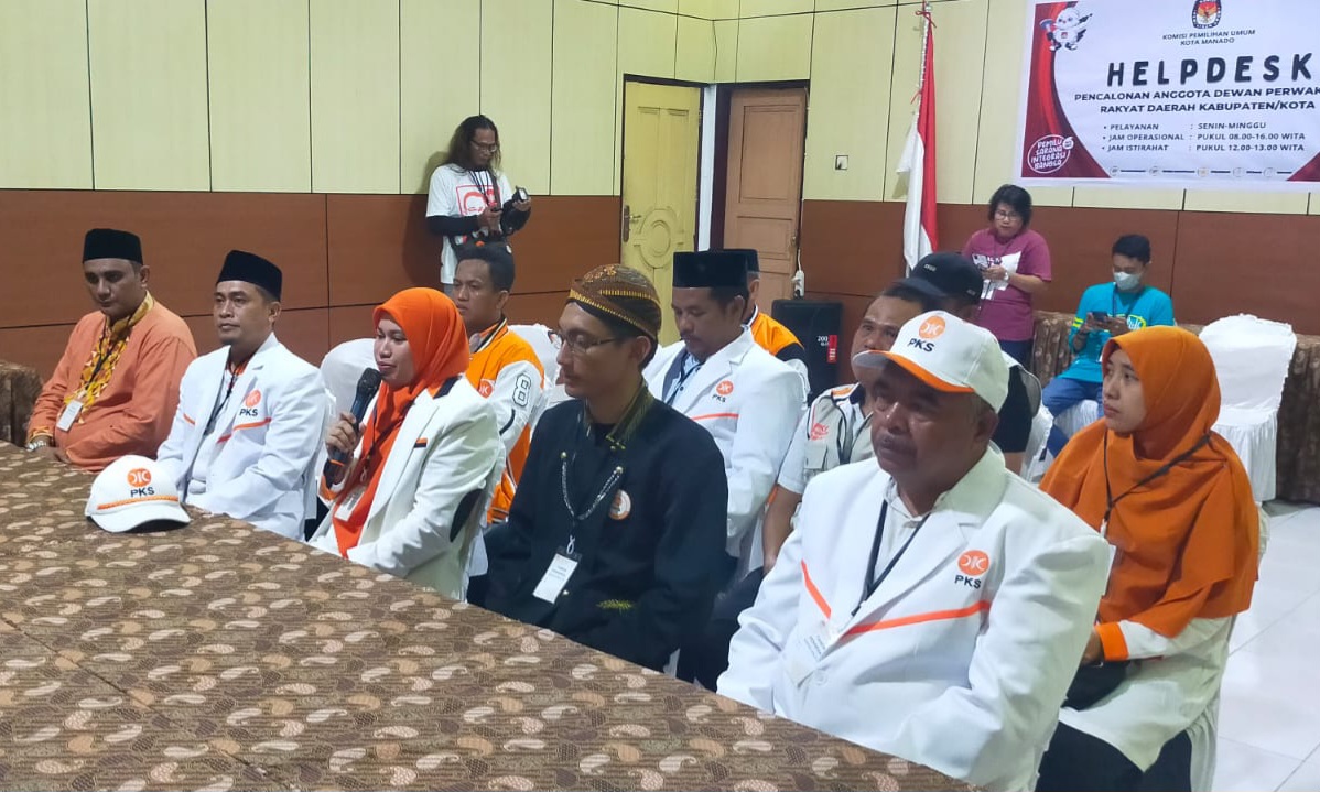 PKS Target 1 Fraksi di DPRD Manado Usai Mendaftar di KPU