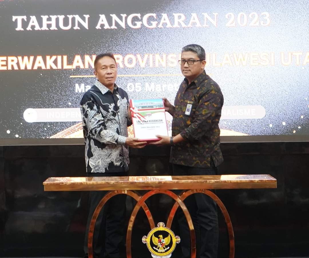 Bupati Minsel Serahkan LKPD Unaudited TA 2023 Ke BPK-RI Perwakilan Sulut