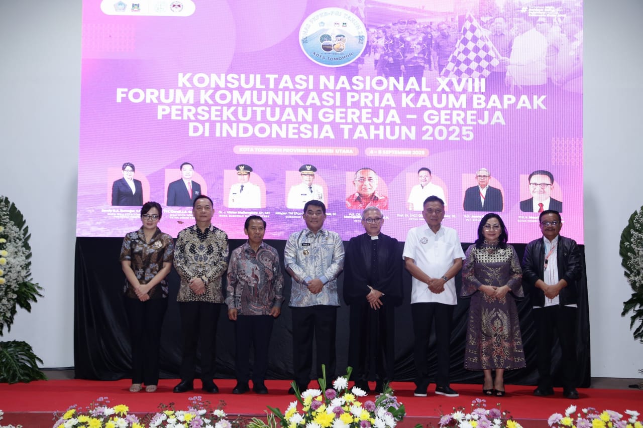 Wali Kota Tomohon Hadiri Pembukaan Konsultasi Nasional XVIII FK-PKB PGI Tahun 2025 di GMIM Inspirasi Tomohon