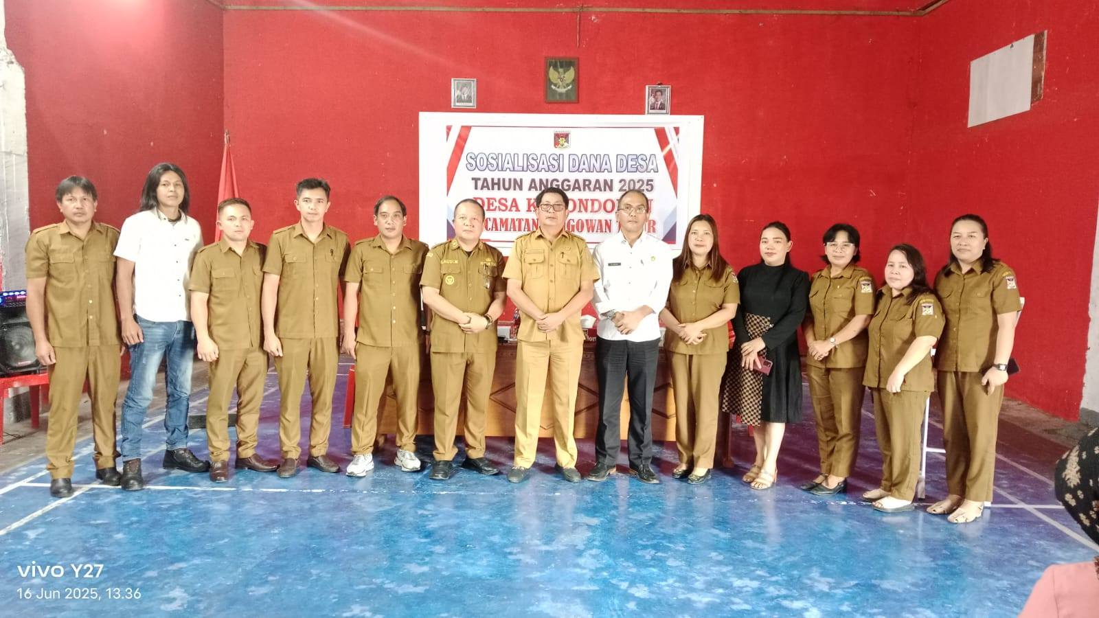 Perkuat Tata Kelola Keuangan Desa, Pemdes Karondoran Gelar Sosialisasi Dana Desa Tahun 2025