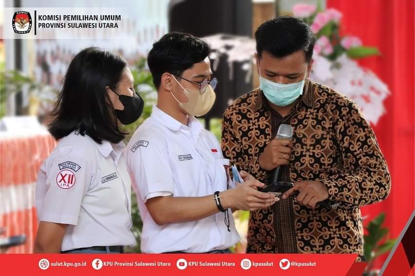 Sosialisasikan Aplikasi Lindungihakmu, KPU Sulut Bidik Pemilih Pemula