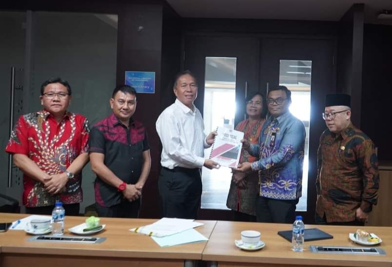 Bupati Minsel Sambangi Kantor Perpusnas RI