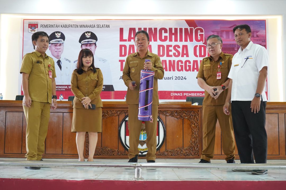 Launching Dana Desa Tahun 2024, Bupati Minsel Ingatkan Kumtua Gunakan Sesuai Aturan