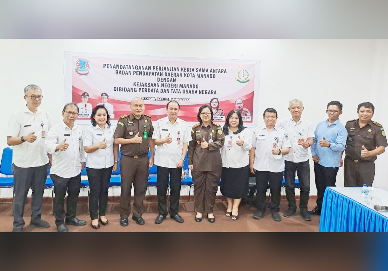 Bapenda-Kejari Manado Kolaborasi Peningkatan PAD, Sadar Pajak Difokuskan