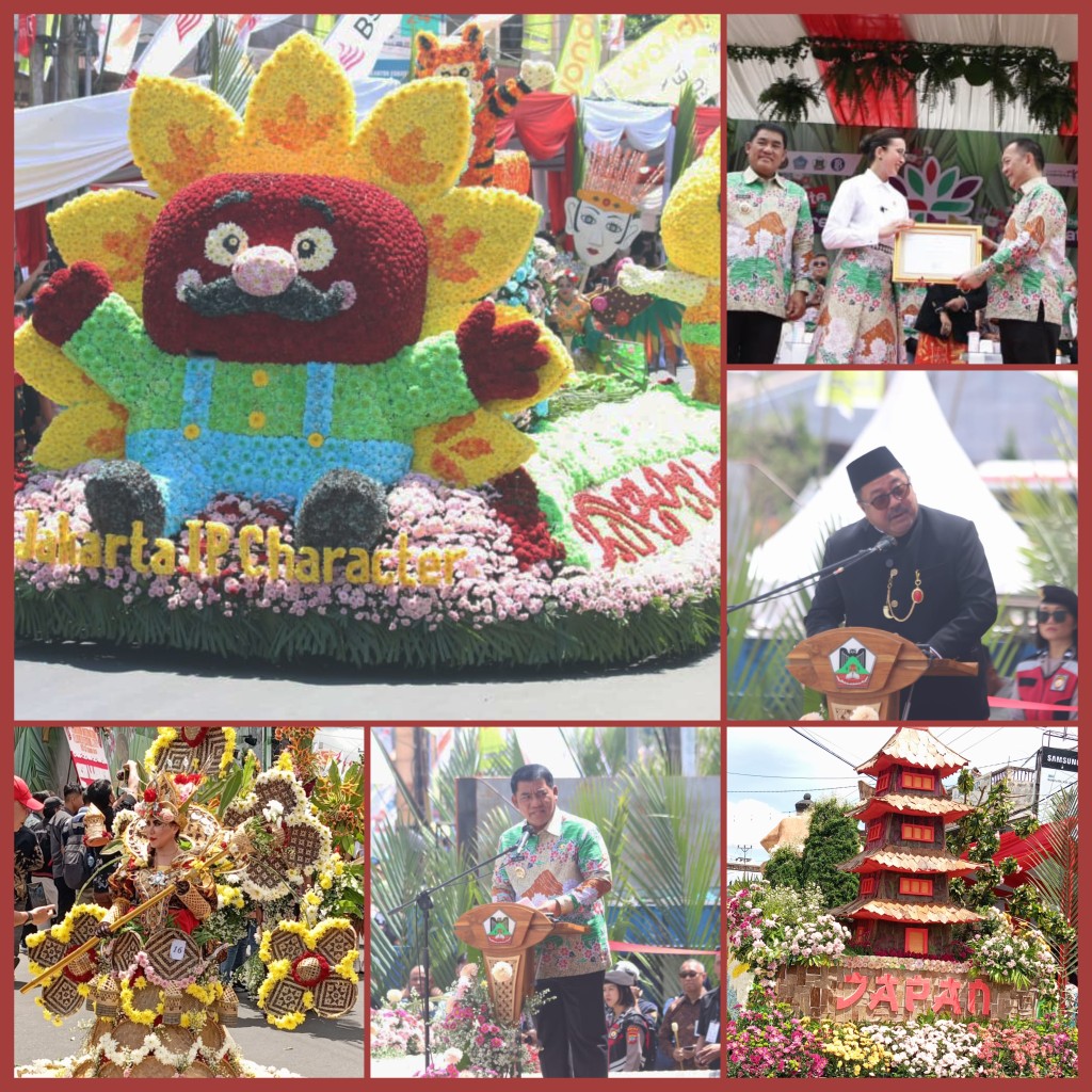 Spektakuler, Tomohon Gelar TIFF 2025 dengan Parade Flower dan Kolaborasi Internasional, Dorong Perekonomian dan Persatuan Nasional