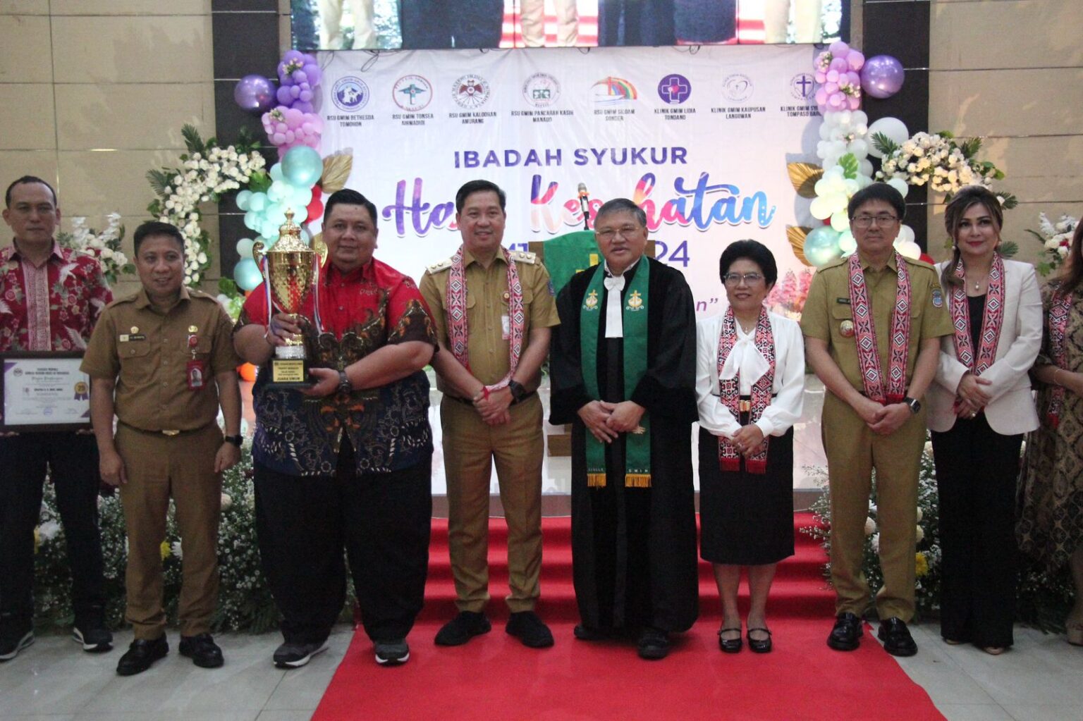 Wagub Steven Kandouw Hadiri Ibadah Syukur Hari Kesehatan GMIM 2024