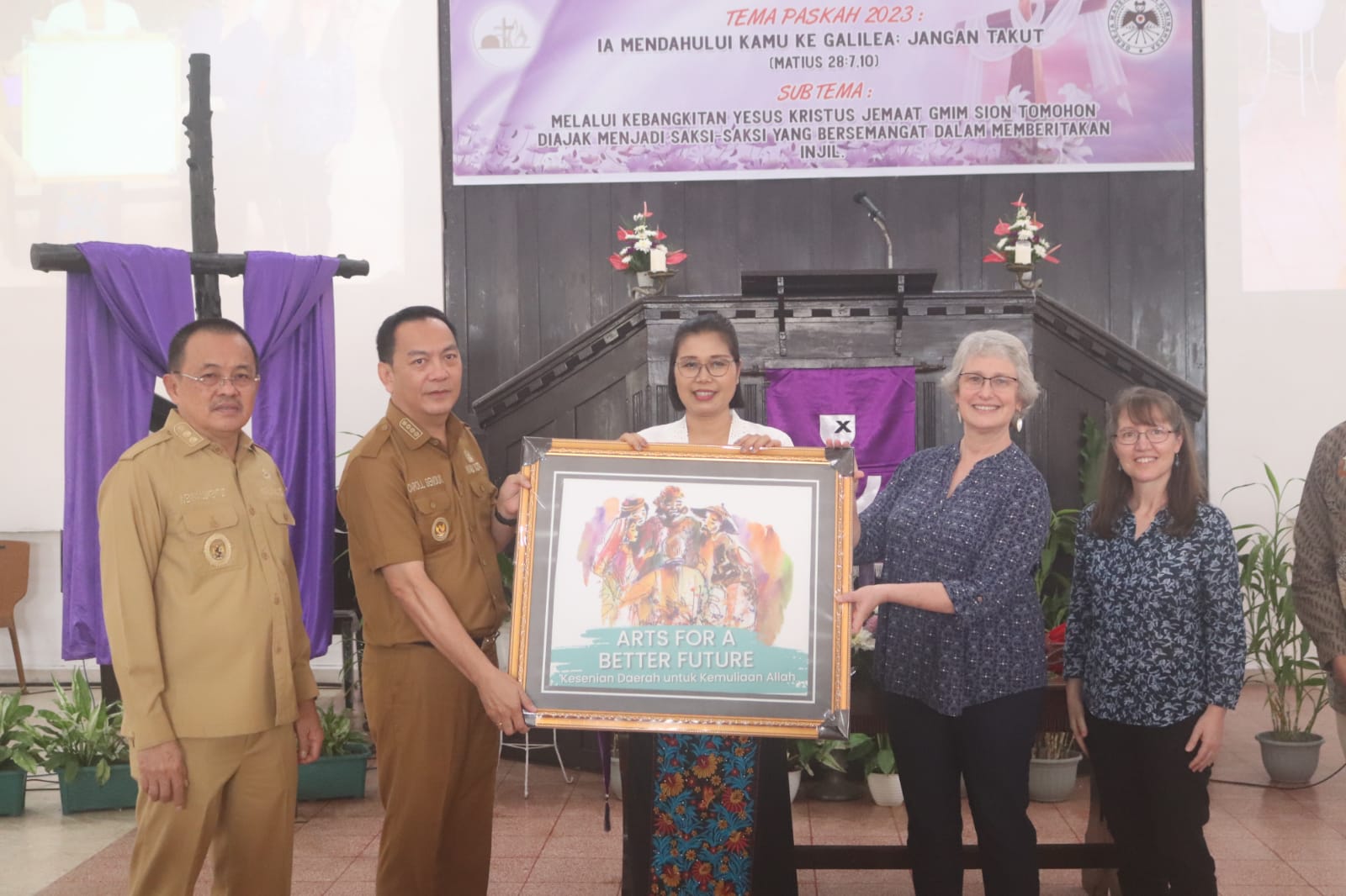 Walikota dan Wawali Tomohon Hadiri Lokakarya Arts For a Better Future