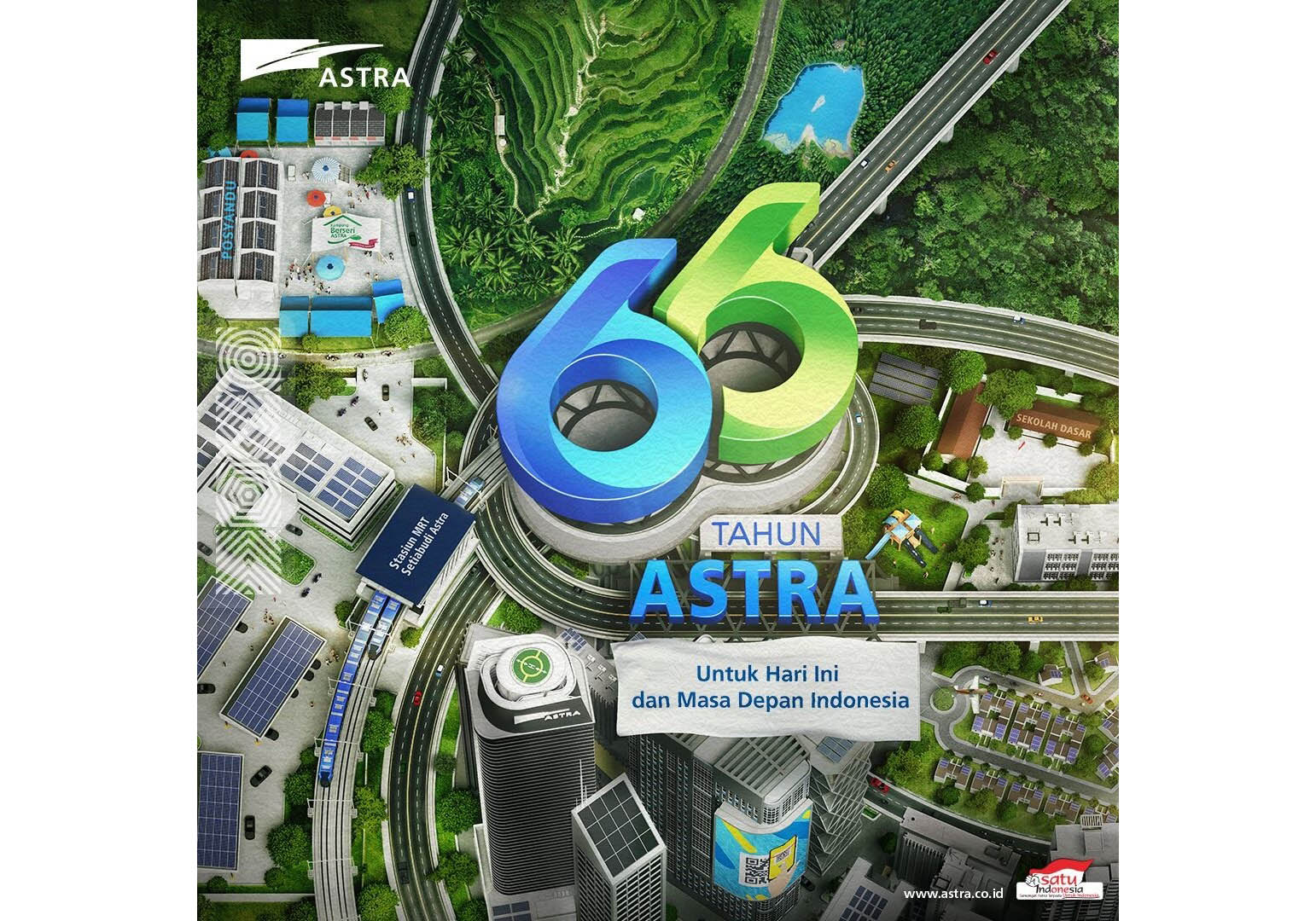 HUT Ke-66 Astra, Untuk Hari Ini dan Masa Depan Indonesia