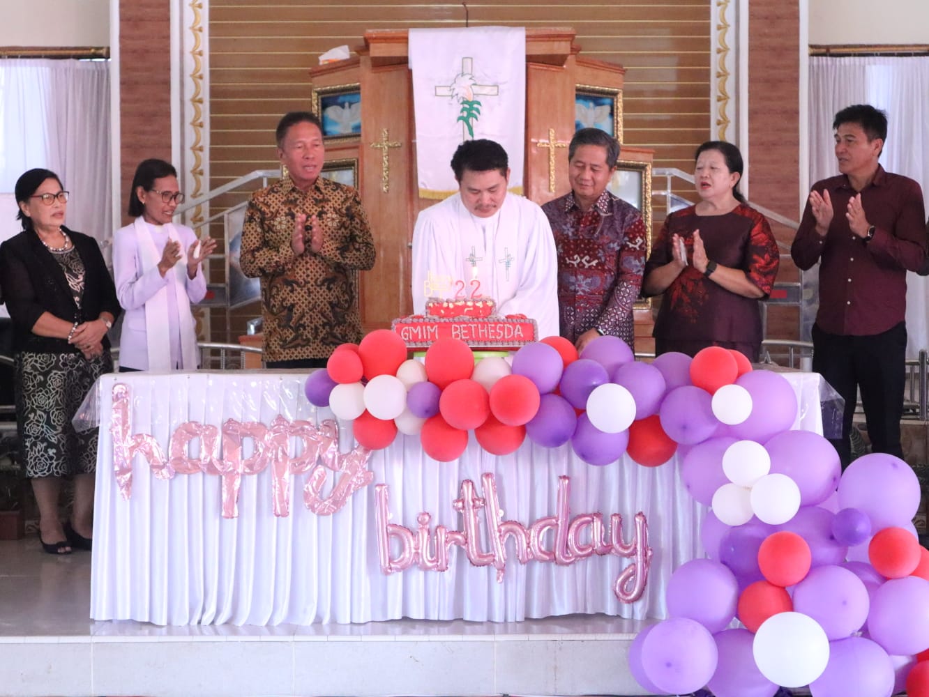 HUT GMIM Bethesda Ongkaw, Bupati FDW: Dinamika Pelayanan Harus Dihadapi Dengan Iman