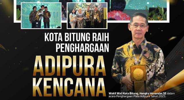 Kota Bitung Sabet Adipura Kencana 2023