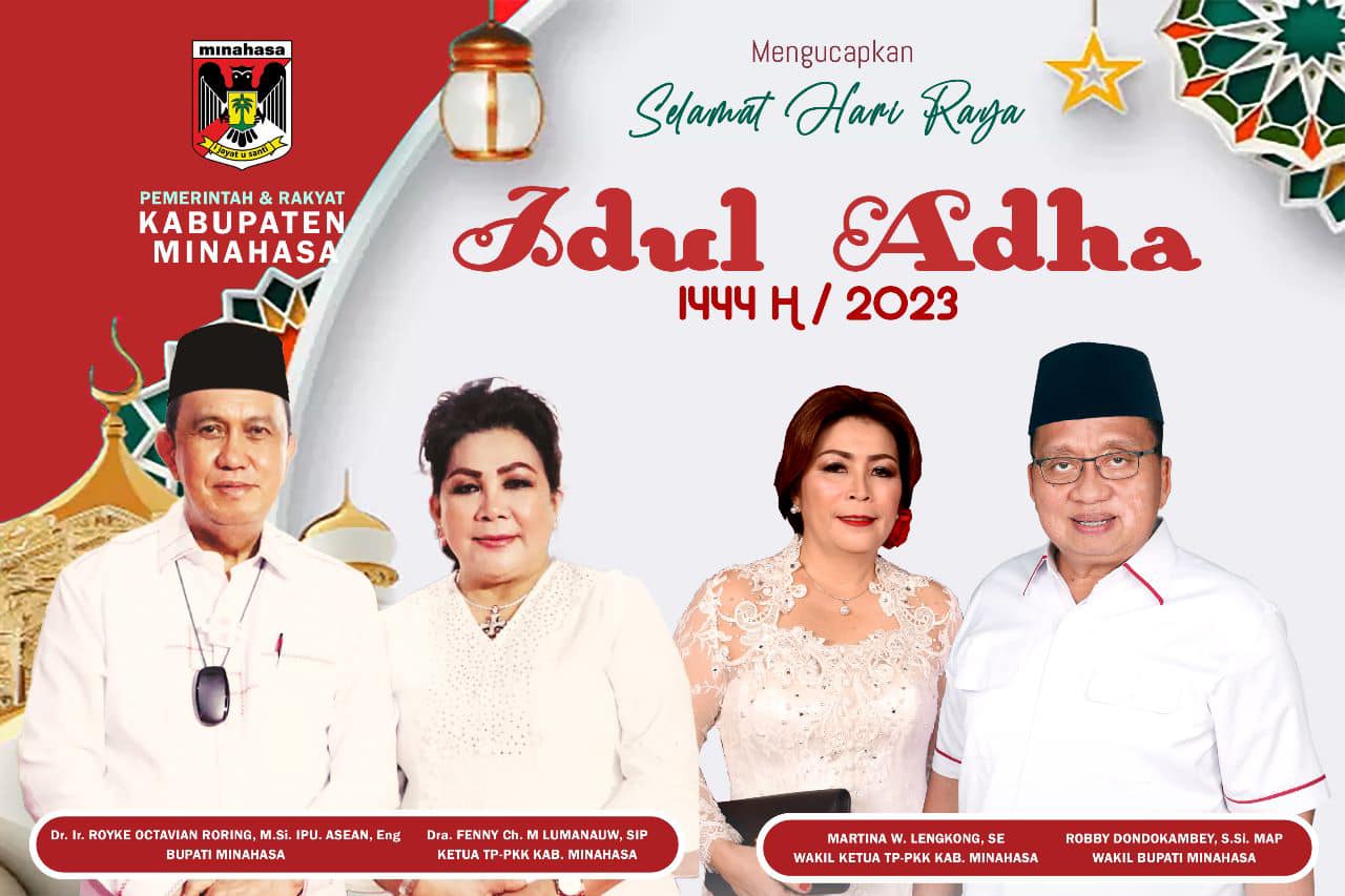  Idul Adha, Pemkab Minahasa Bagikan 45 Sapi Kurban Untuk Umat Muslim