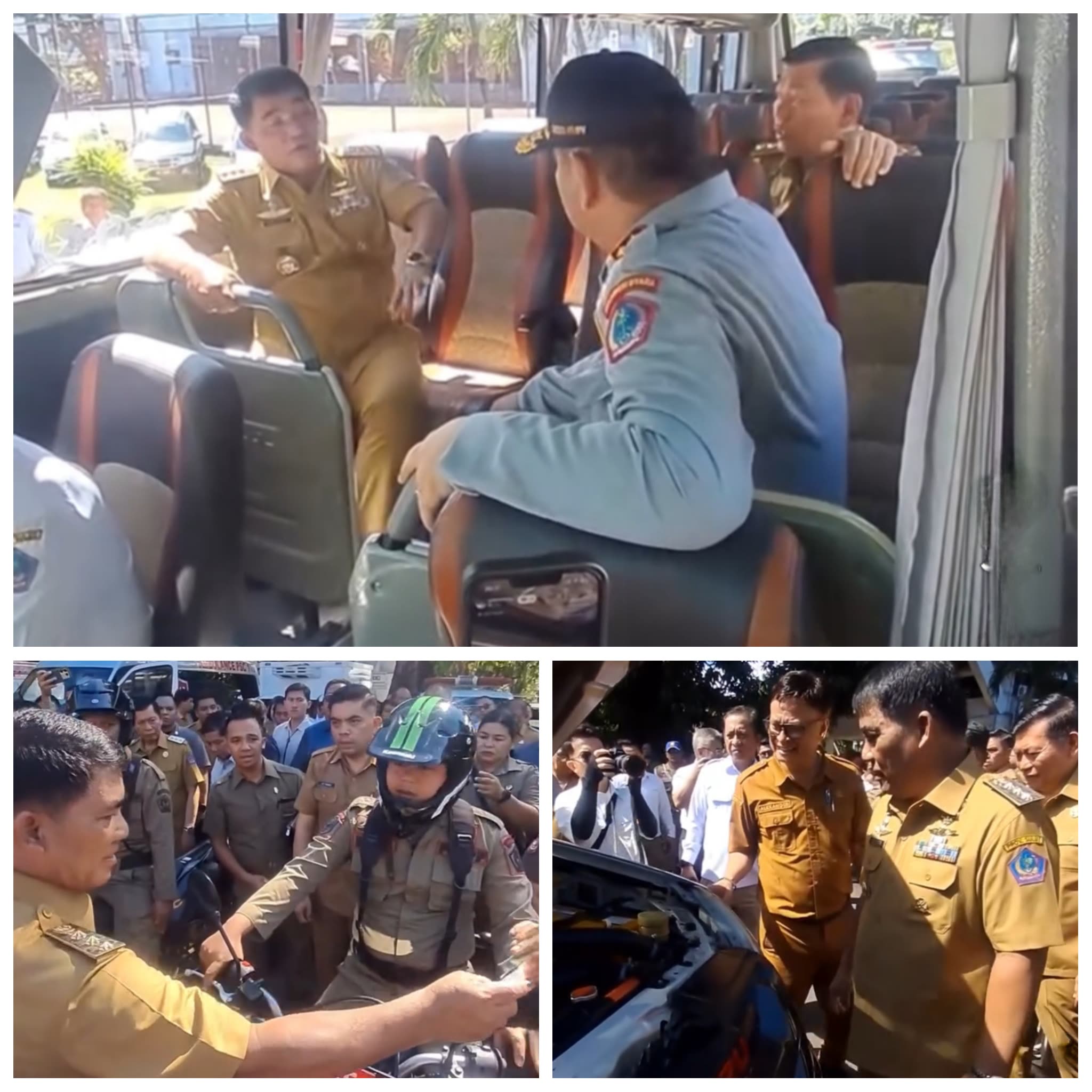 Gubernur Yulius Cek Kendaraan Dinas, Tegaskan Setiap Aset Pemerintah Wajib Dirawat