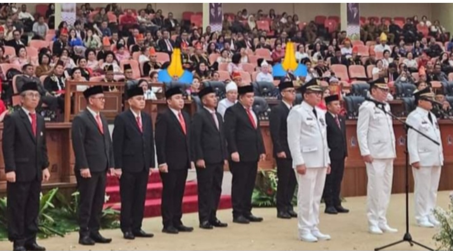 Gubernur Olly Lantik 5 Penjabat dan 6 Penjabat Sementara Bupati/Walikota di Sulut