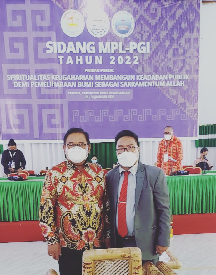 Wabup MAP Bersama Pendeta Abbas Hadiri Sidang MPL-PGI 