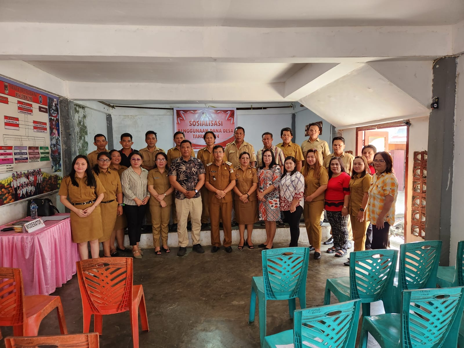 Pemdes Lemoh Uner Gelar Sosialisasi Dana Desa 2024
