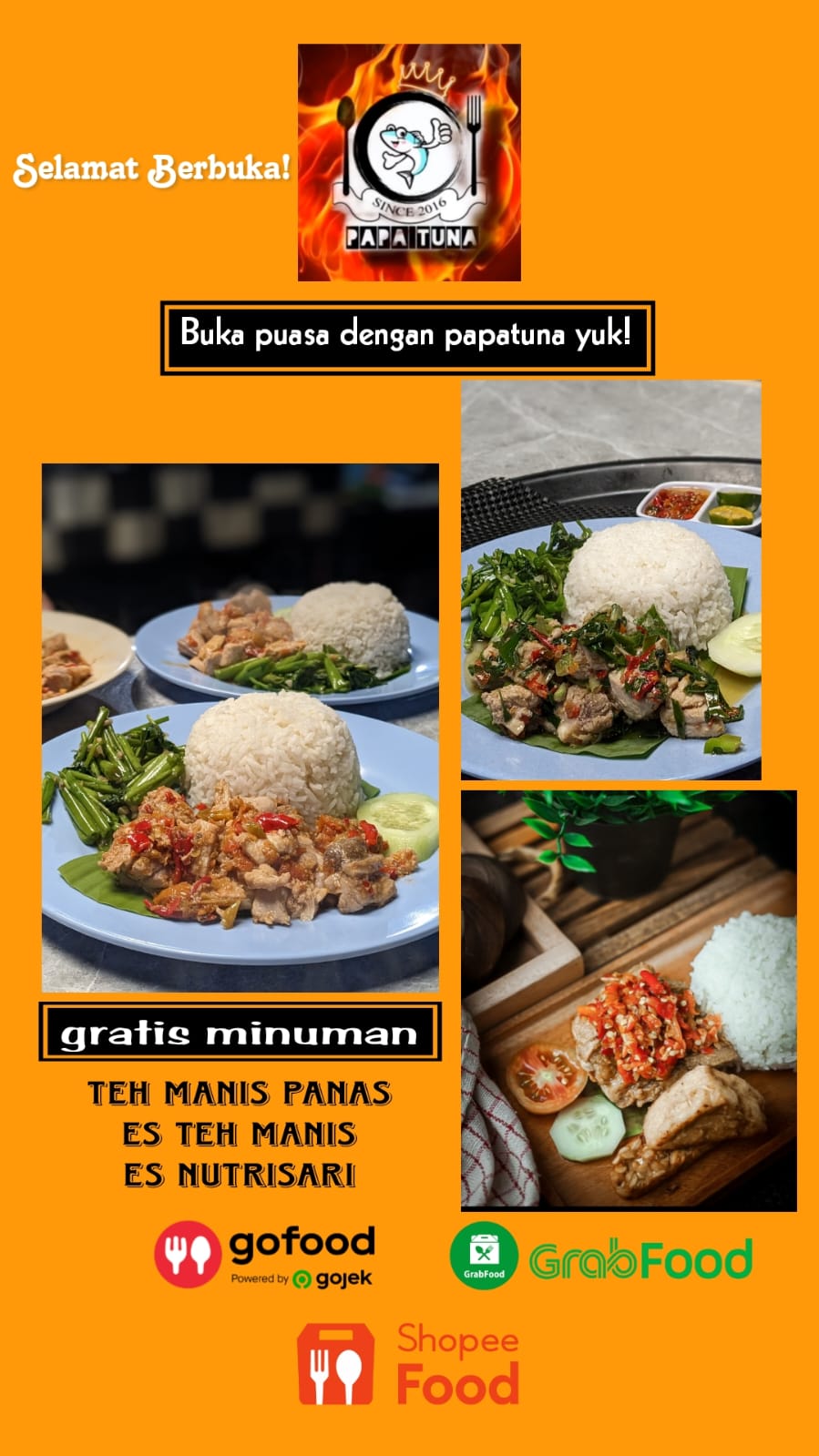 Ayo Bukber ala Papatuna, Ini Menunya