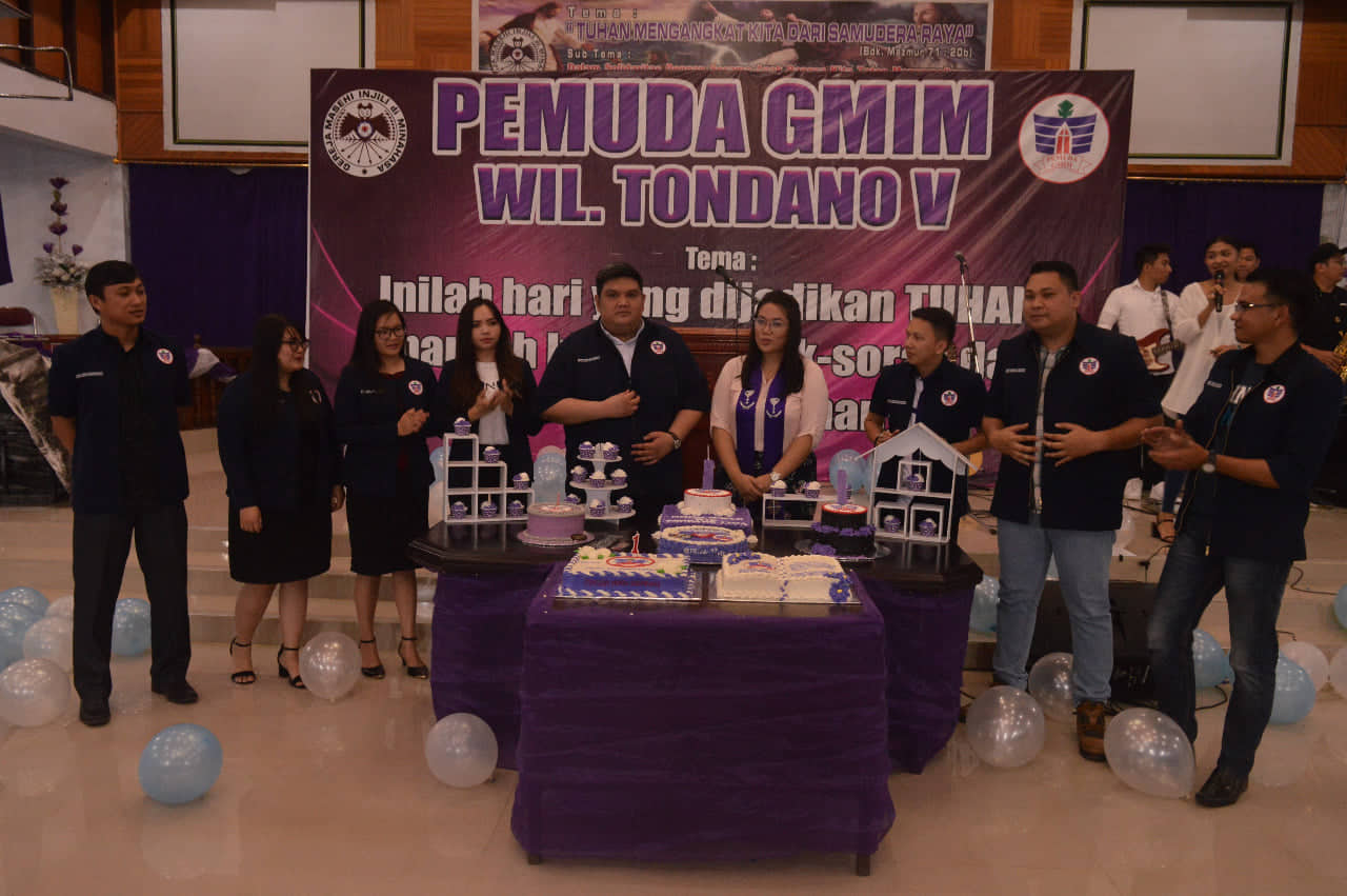 Rayakan HUT ke-1, Pemuda Tondano 5 Bersyukur