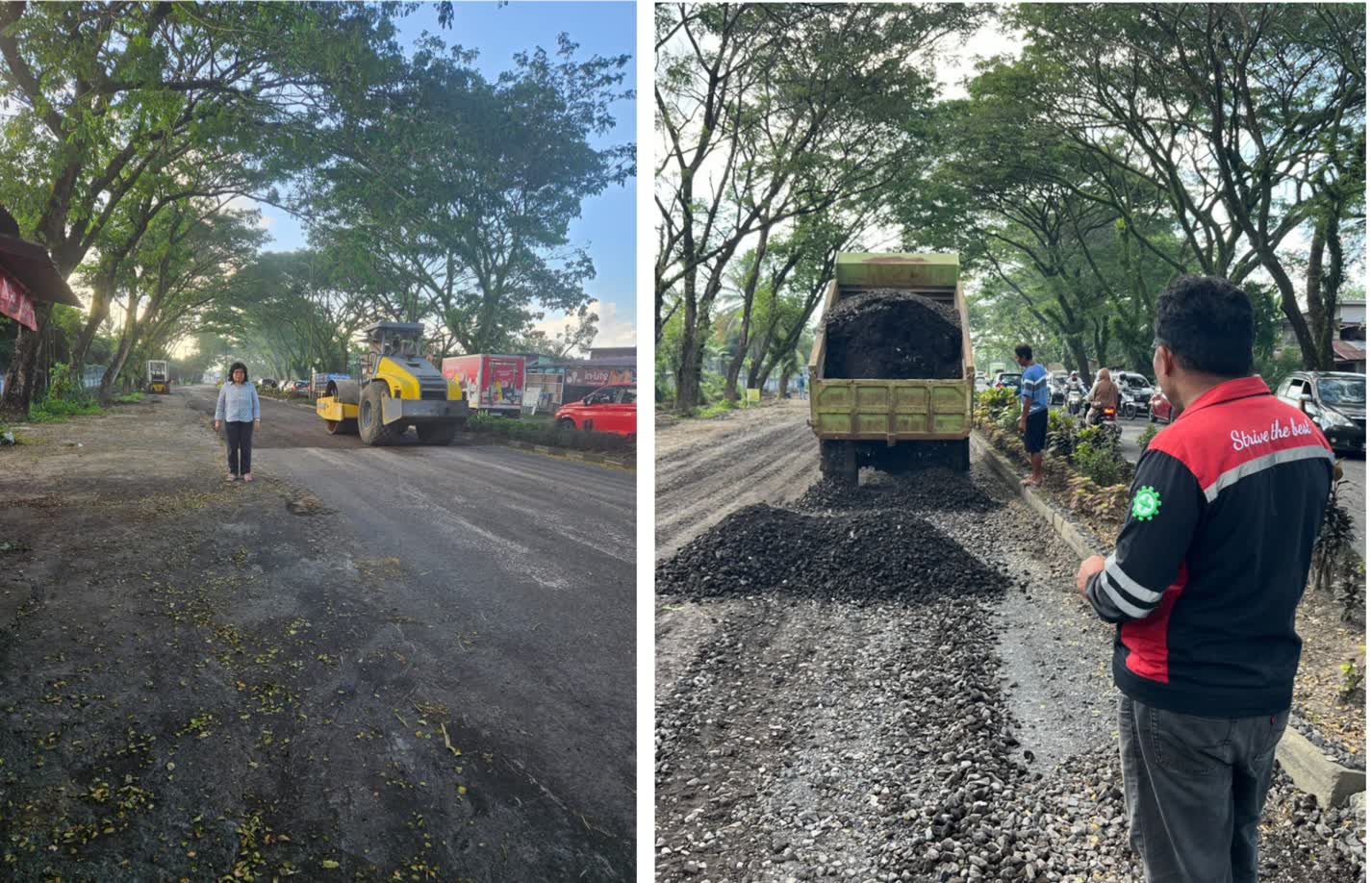 Jawab Aspirasi Warga, Ruas Jalan Ir Soekarno Diperbaiki Pemprov Sulut