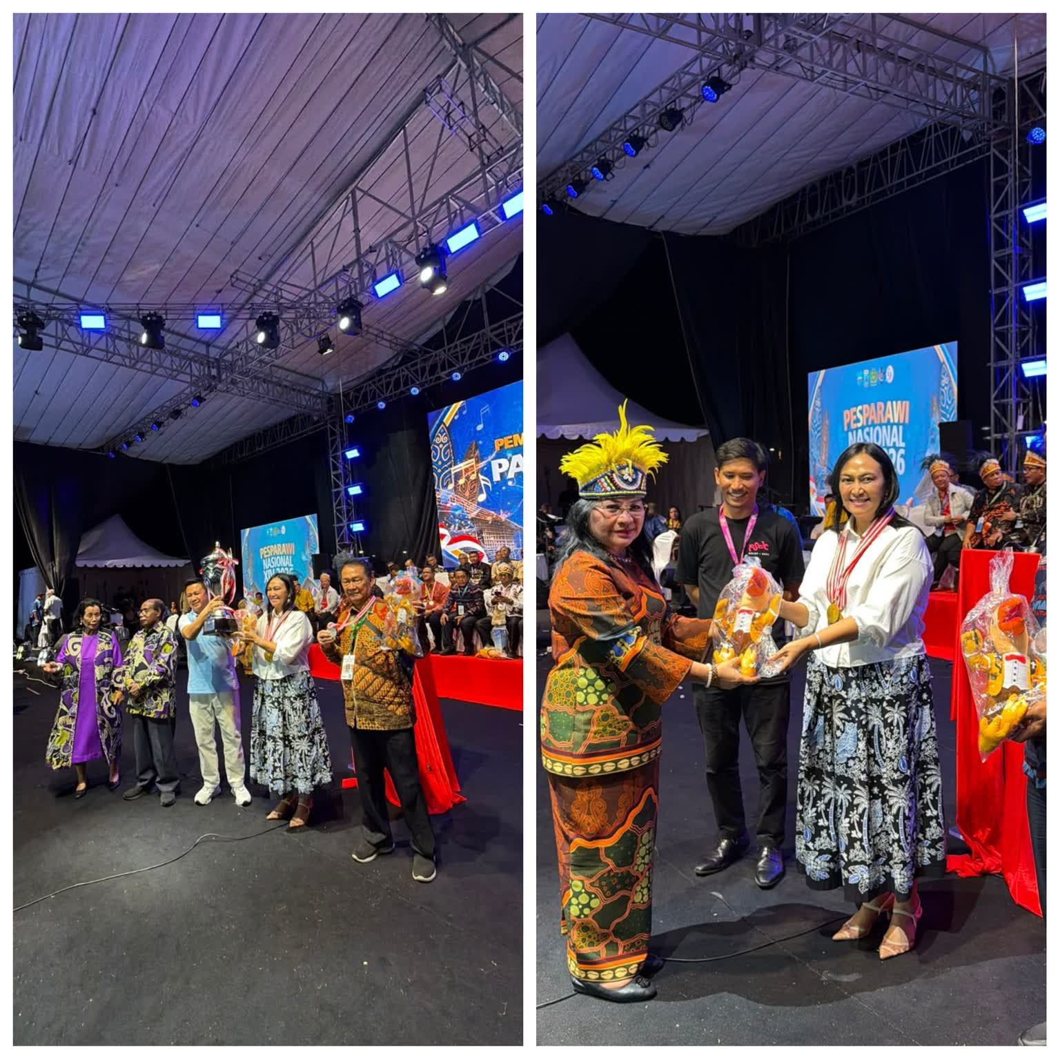 Koor Sulut Sabet Juara Umum di Manokwari, Boyong Piala Presiden 