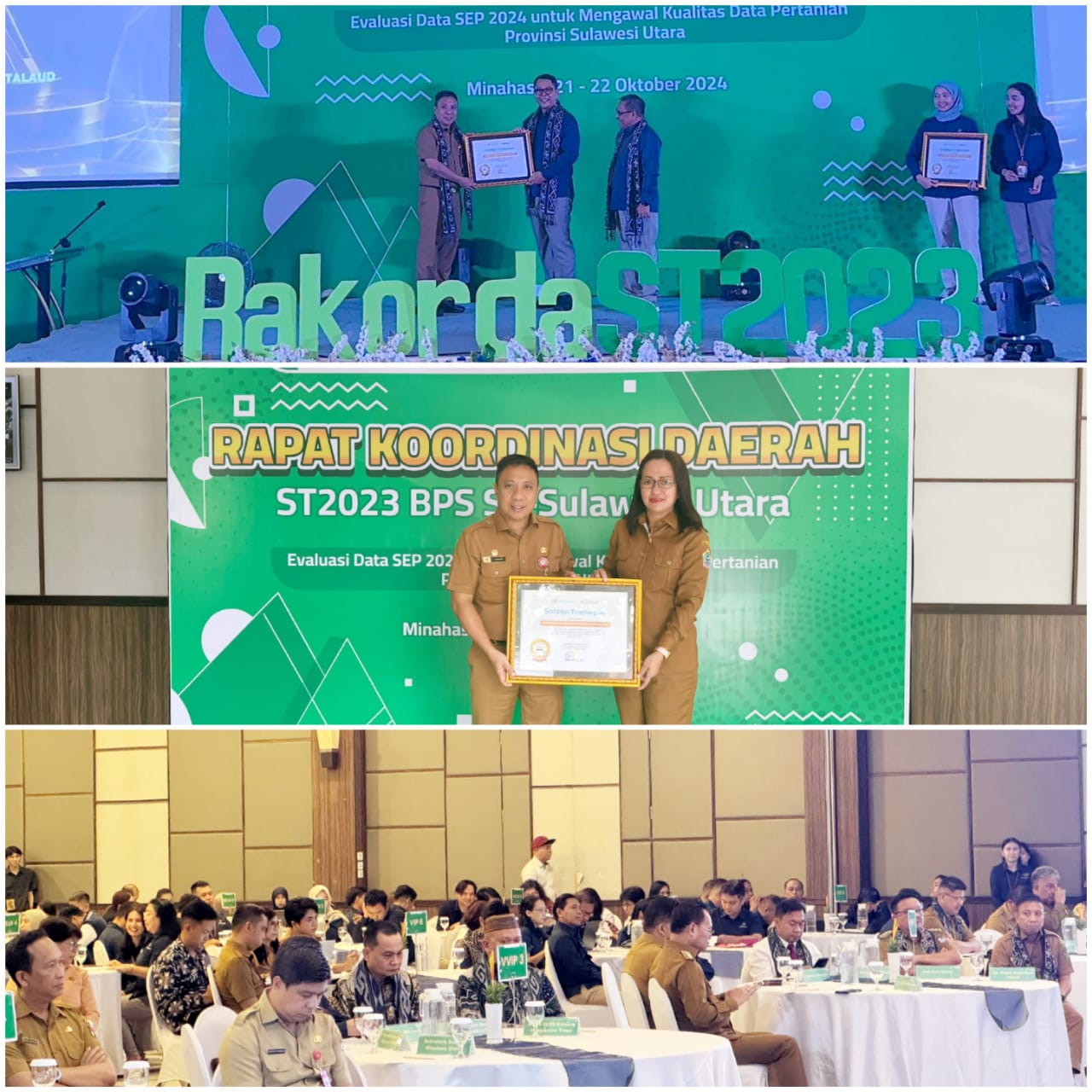 Peroleh Predikat Baik, Pemkab Talaud Diganjar Penghargaan 