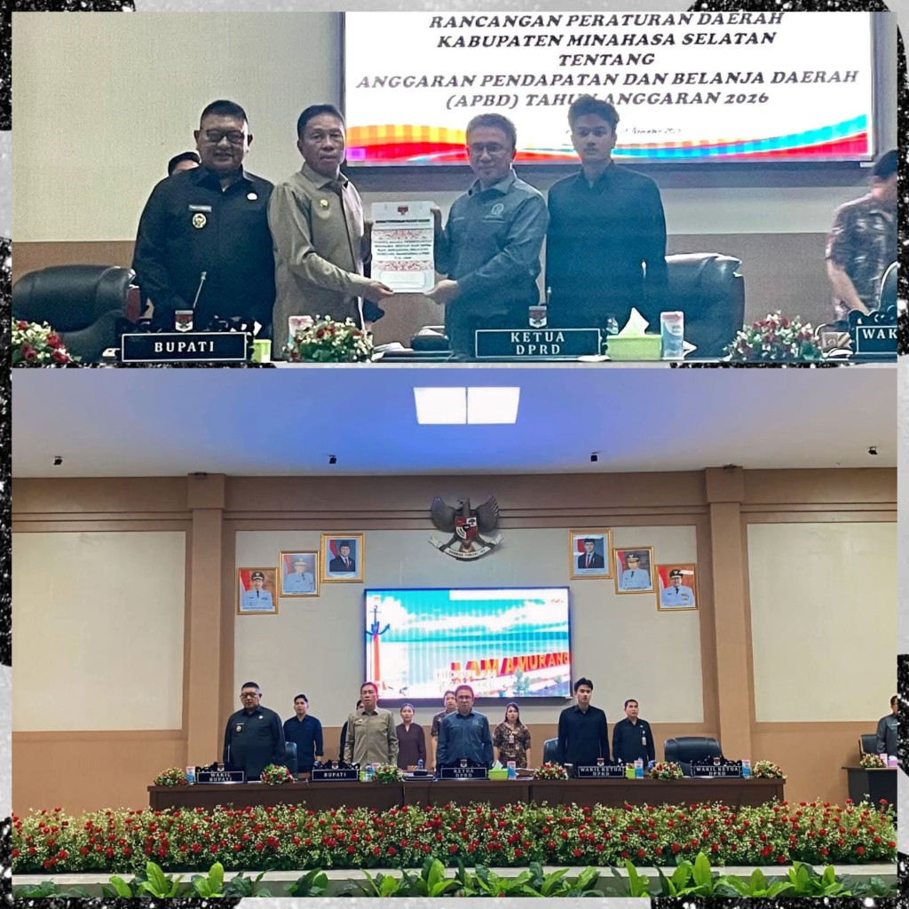 DPRD Minahasa Selatan Gelar Rapat Paripurna Tingkat Kedua Bahas APBD 2026
