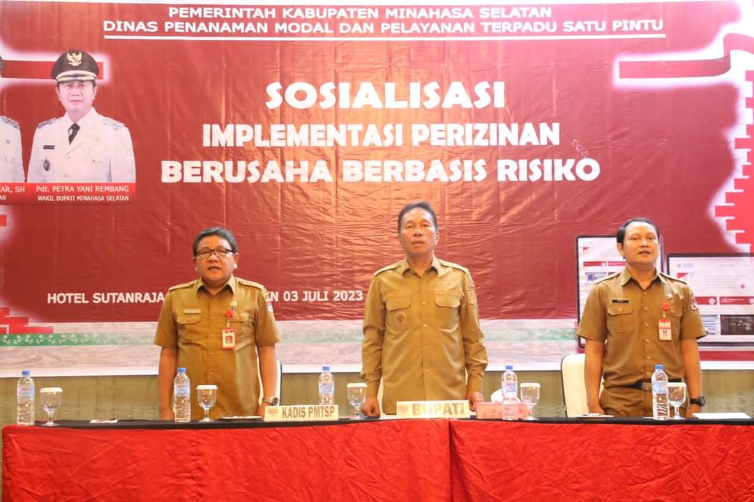 Bupati FDW Buka Kegiatan Sosialisasi Implementasi Perizinan Berbasis Resiko 