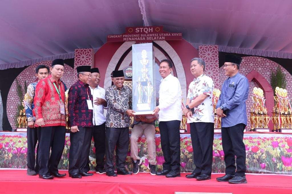 Gelaran STQH ke-XXVII Tingkat Provinsi di Minsel Resmi Ditutup Bupati FDW
