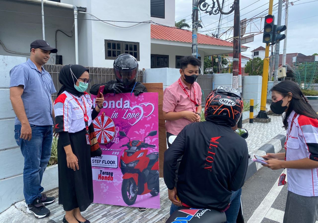 DAW Gelar Program Honda in Love Hingga Cintai Motor Matik Hondamu