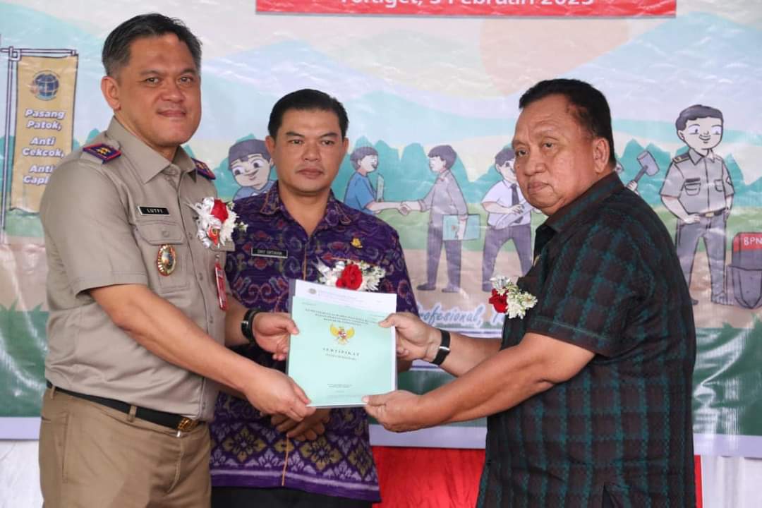 Wabup RD Harap Masyarakat Miliki Sertifikat Tanah Sesuai Batas