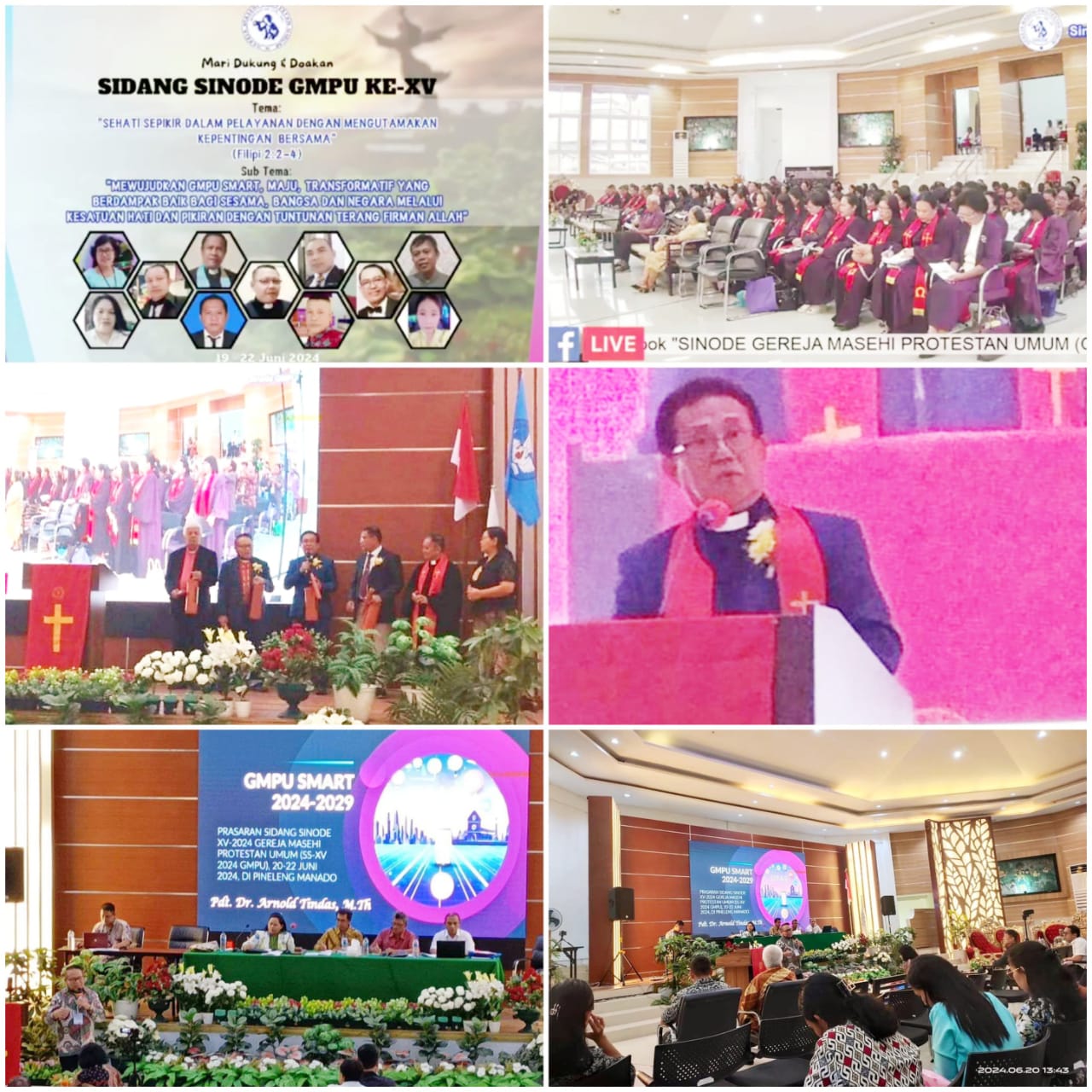 Dihadiri Ketua Umum PGI, Sidang Sinode ke-XV GMPU Berlangsung Selama 4 Hari 