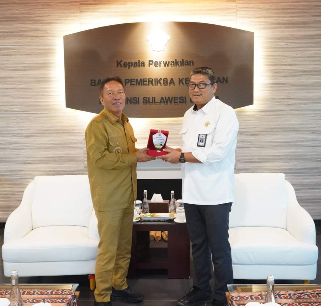 Bupati Minsel Audensi Dengan Kepala BPK-RI Perwakilan Sulut