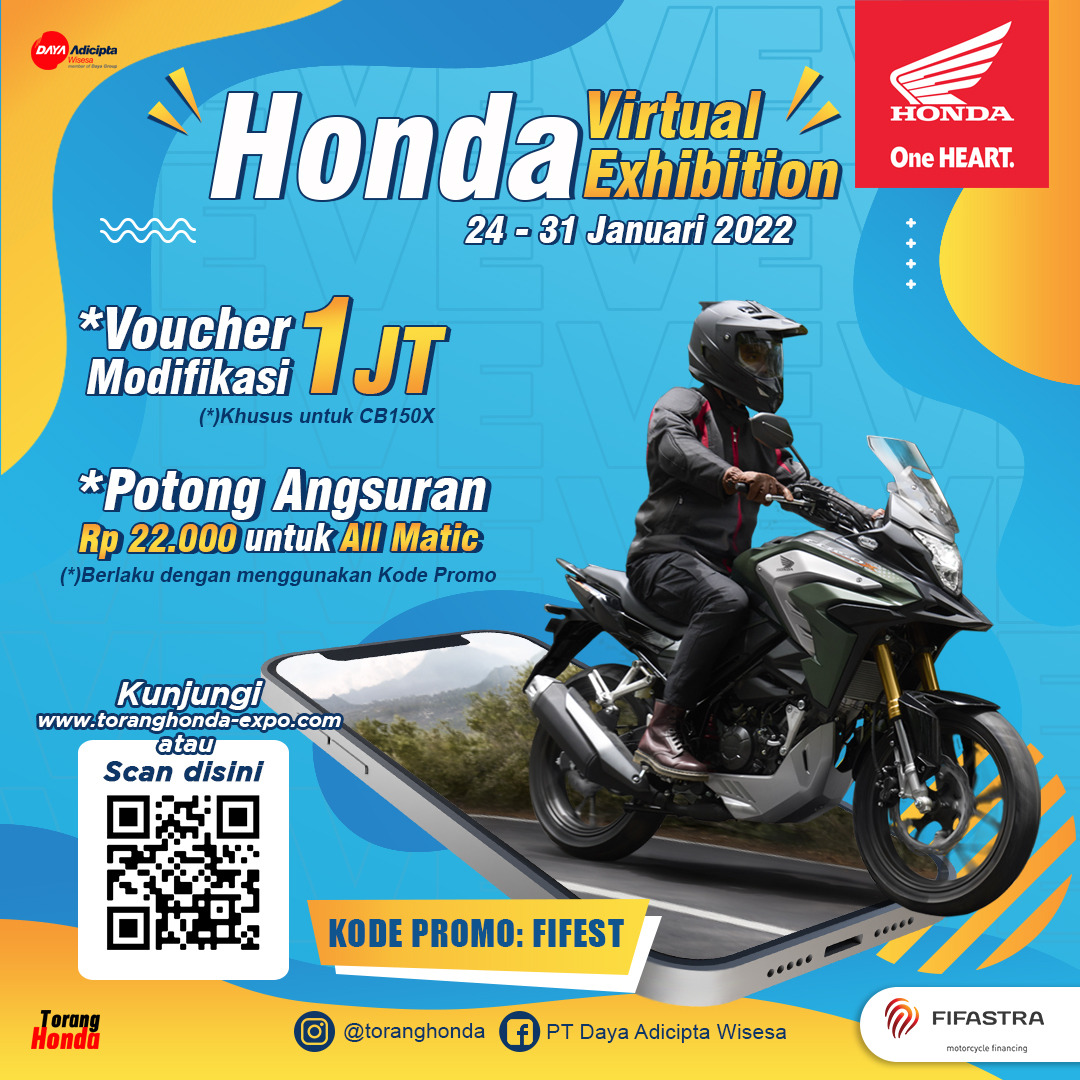 Honda DAW Bersama FIFGroup Gelar Virtual Exhibition