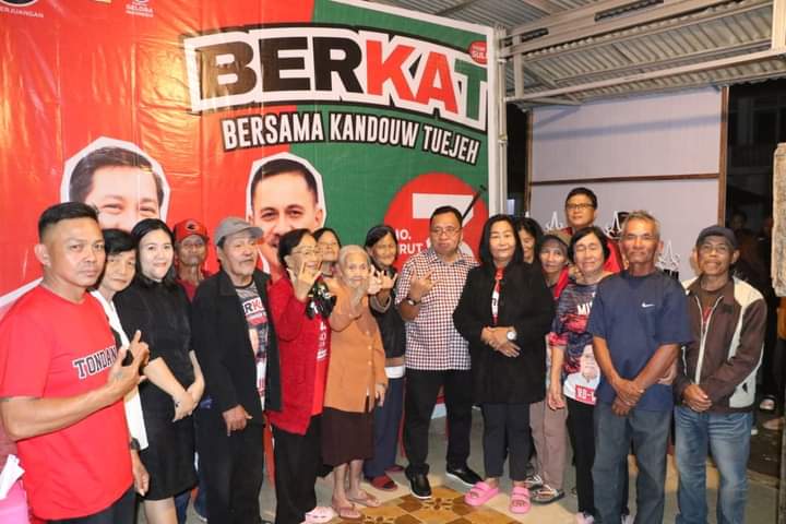 Resmikan Posko Pemenangan di Ranowangko Tondano, RD Pastikan Suara Rakyat Didengar