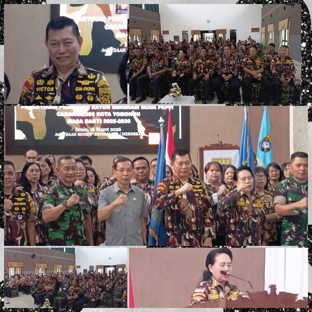 Pengurus Rayon GM FKPPI Tomohon Dilantik Mailangkay:  Tingkatkan Solidaritas dan Pemberdayaan Masyarakat