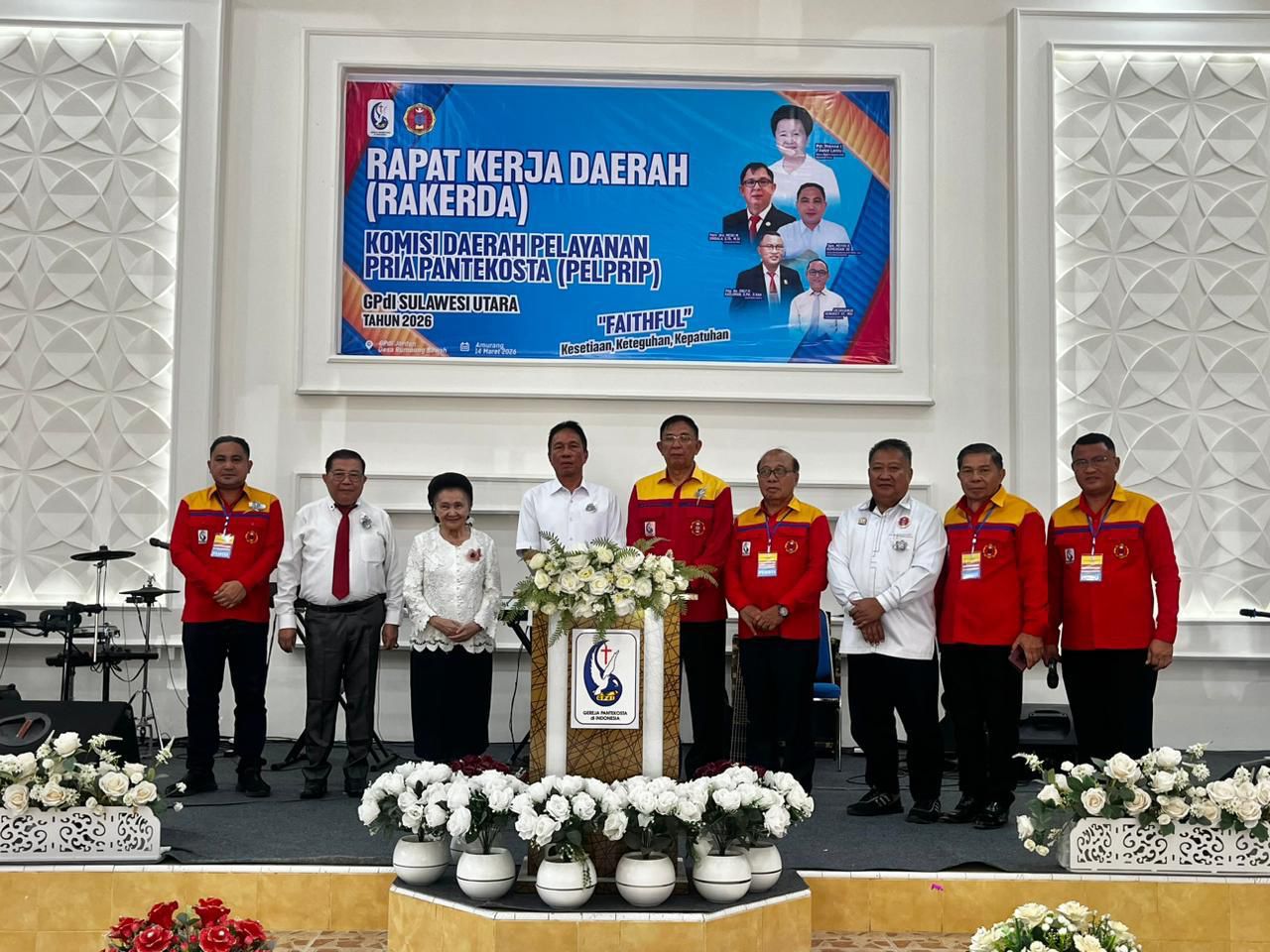 Bupati Minsel Resmikan Rapat Kerja Daerah Pelprip Sulawesi Utara 2026