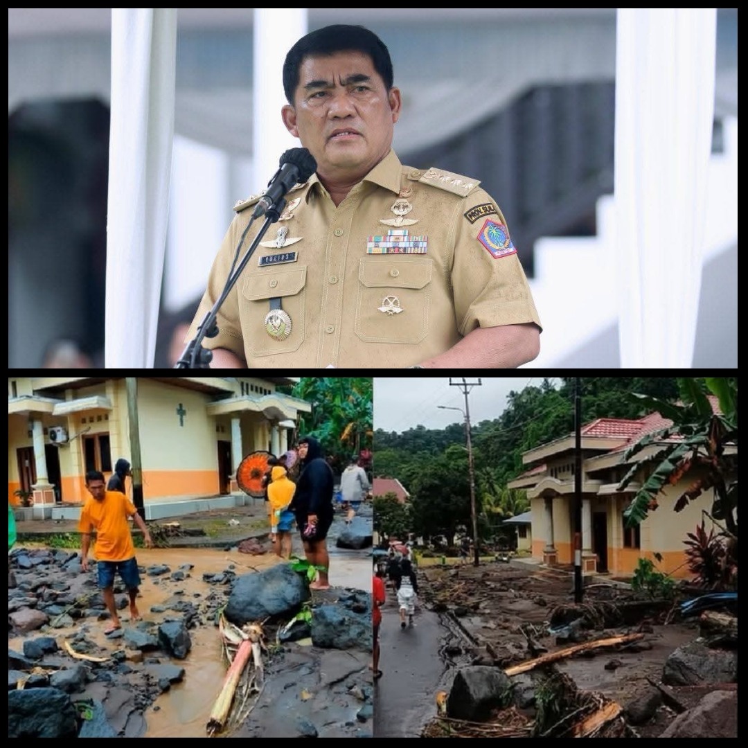 Banjir di Sitaro Telan Korban Jiwa, Gubernur Yulius Ungkapkan Duka dan Beri Perhatian Khusus
