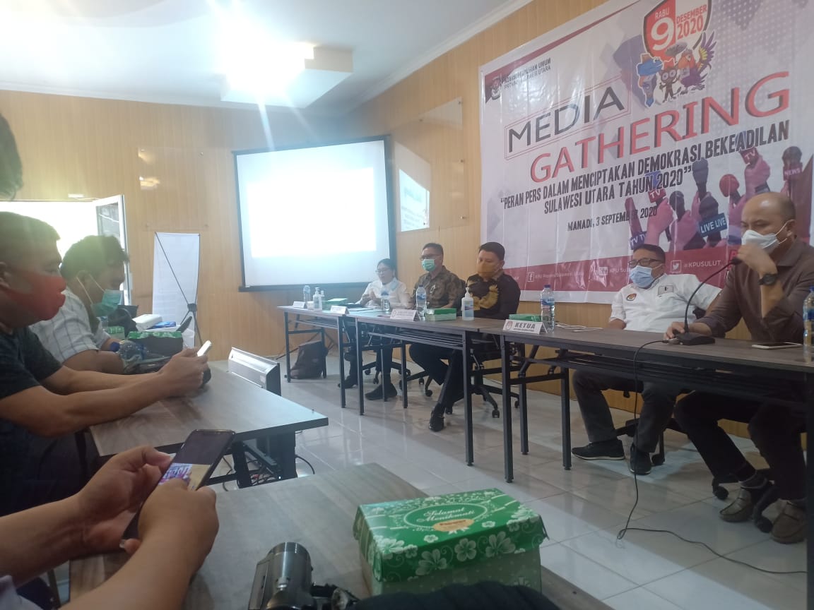KPU Sulut Sebut Peran Media Mengontrol Kinerja Jajarannya