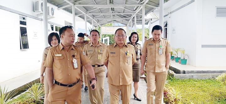 Pantau Kehadiran ASN dan Nakon Pasca Libur, Lolowang Pimpin Sidak