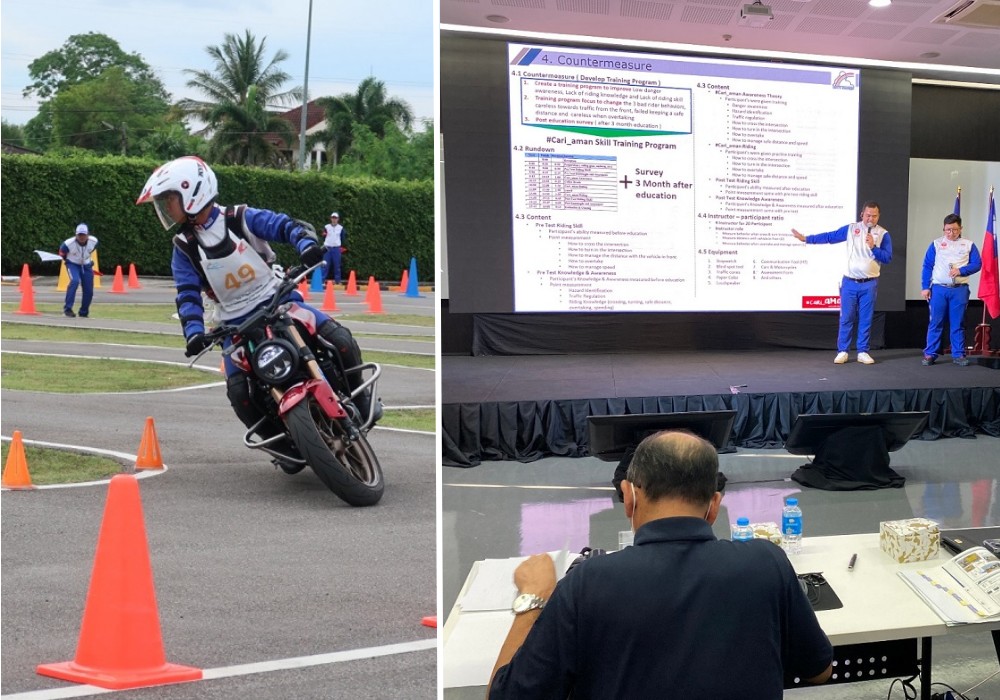 Instruktur AHM Ukir Prestasi di Kompetisi Safety Riding Asia & Oceania
