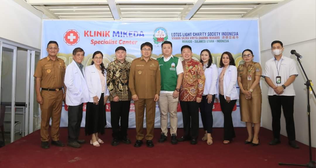 AA Resmikan Klinik Mata, Pengobatan Gratis Digelar