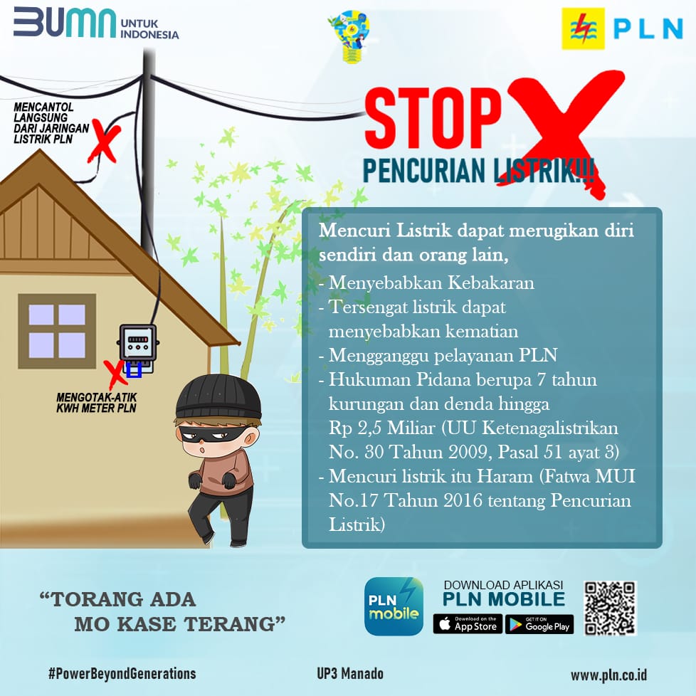 Warga Dihimbau Stop Curi ‘Strom’