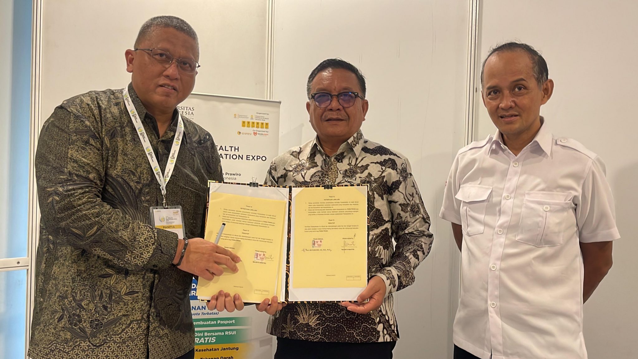 Tingkatkan SDM Pendidikan di Bitung, Maurits Mantiri Teken Kerja Sama dengan UI