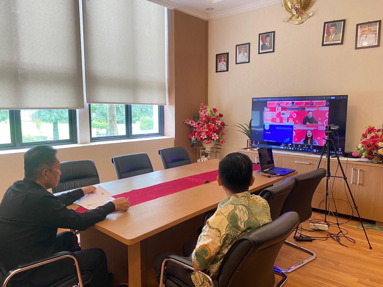 Bupati Wongkar Buka Webinar BKPSDM Bacirita untuk Tingkatkan Disiplin ASN