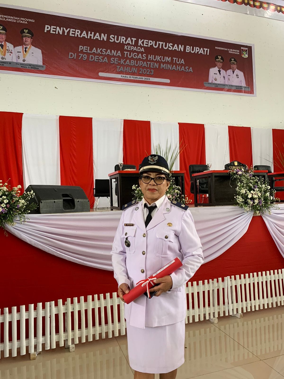 Jeane Walewangko Jabat Plt Hukum Tua Lemoh Uner