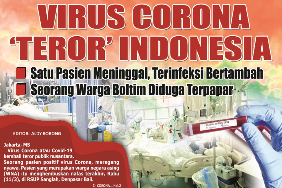 VIRUS CORONA ‘TEROR’ INDONESIA