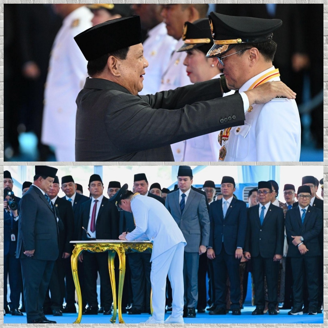 Walikota Manado Torehkan Sejarah, Maju Dilantik Presiden  Langsung di Podium