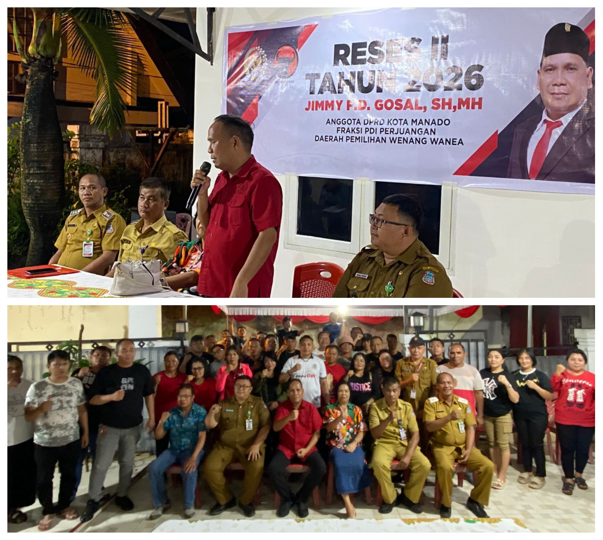 Reses Jimmy Gosal Warga Keluhkan Air Macet PDAM dan Kondisi Gas LPG di Telinga Atas