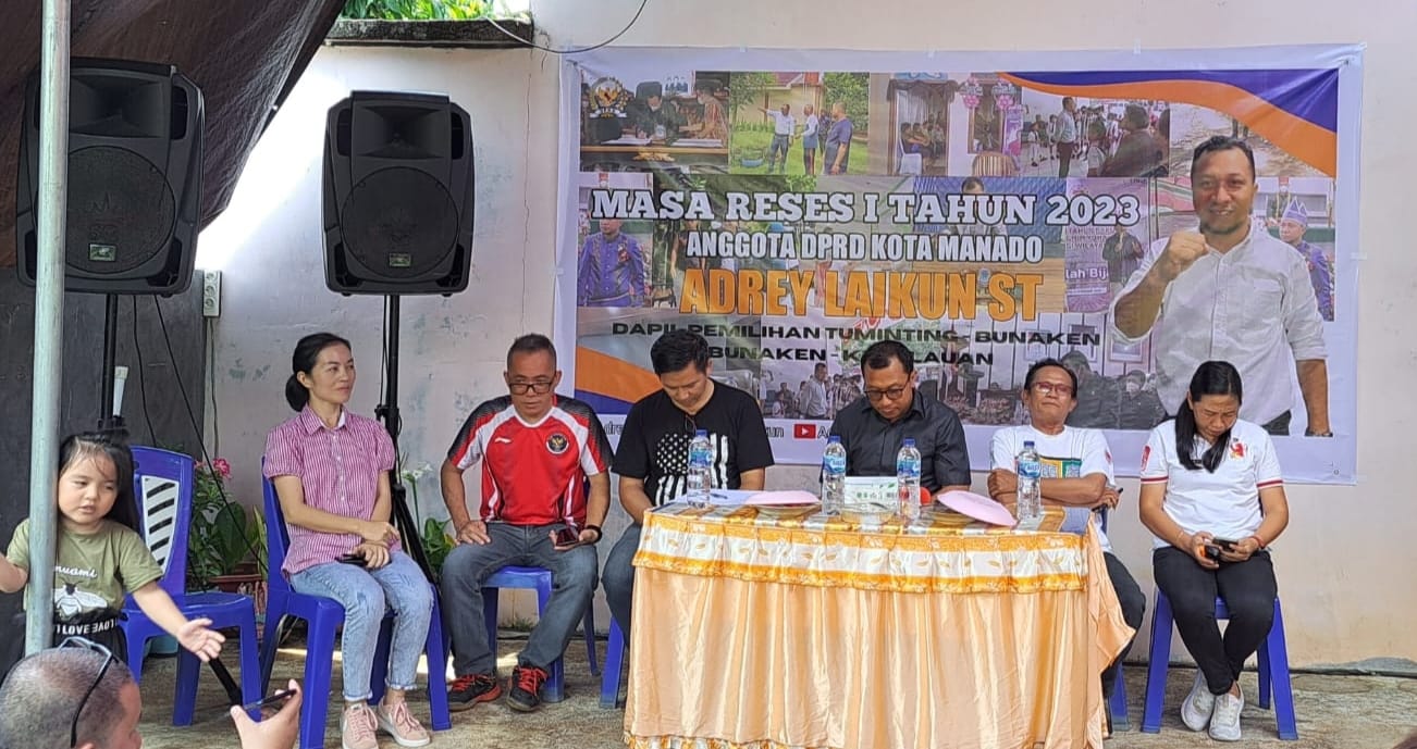 Waket II Andrey Laikun Reses di Bahowo, Warga Sebut Puskesmas Tongkaina Sering Kosong