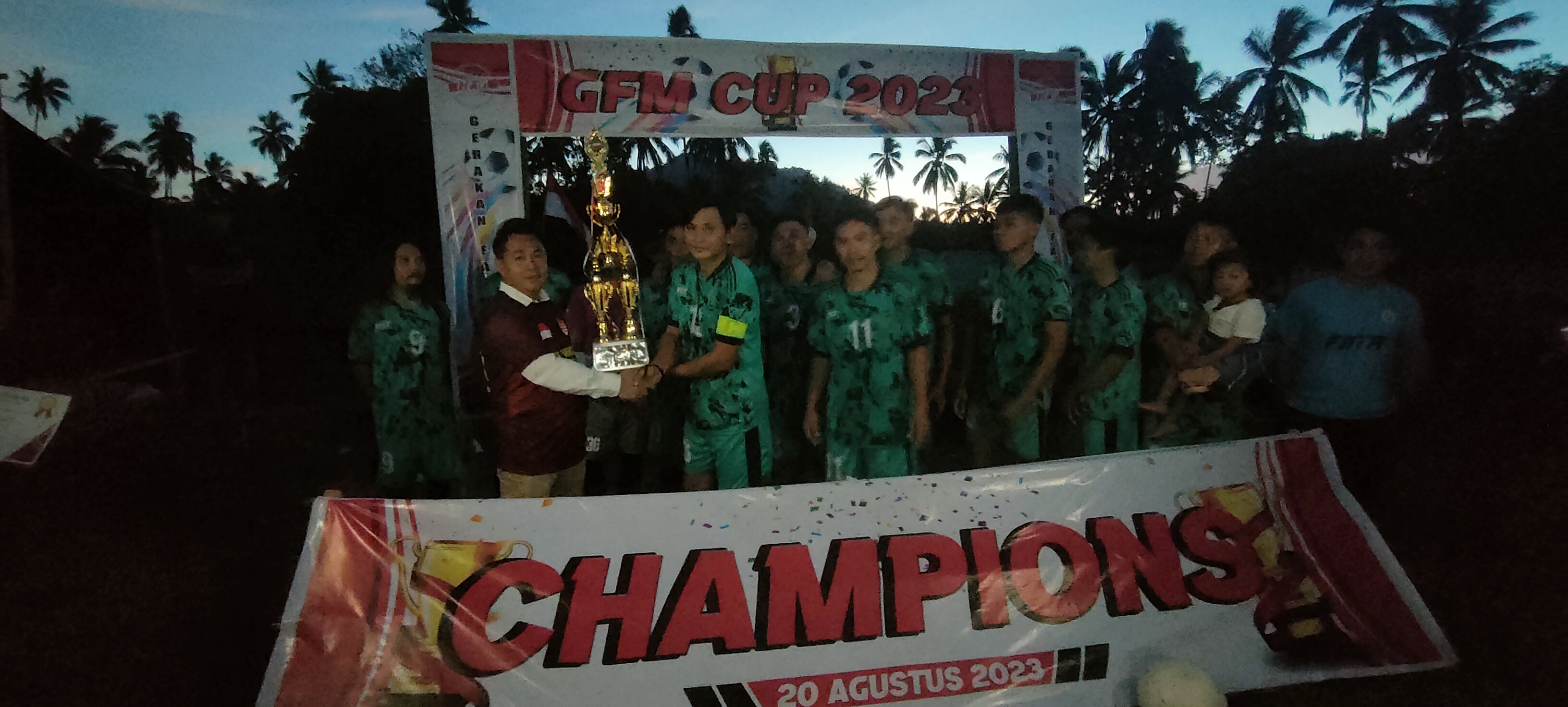 Disponsori Frendy Wongkar, Komunitas GFM Tondei Sukses Gelar Turnamen Sepakbola