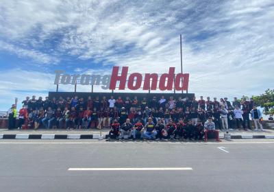 Ikatan Motor Honda Sulut (IMHS) Rayakan HUT RI ke-77 dengan Konvoi Merdeka